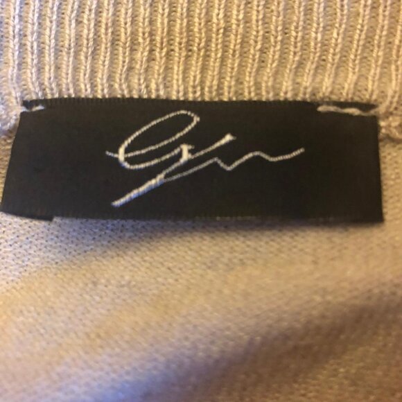 Eyn, Beige/Tan and Orange, Striped, Button Down, Women's Cardigan, Size: Medium - Picture 3 of 9